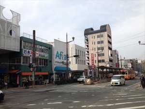 市電　健軍町駅